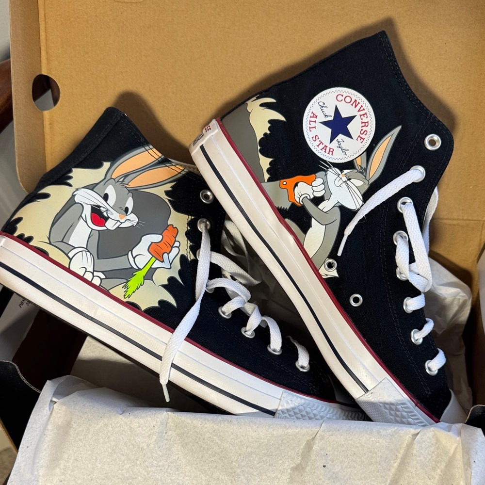 Converse Chuck Taylor All Star Hi “Bugs Bunny 80th Anniversary” – Black